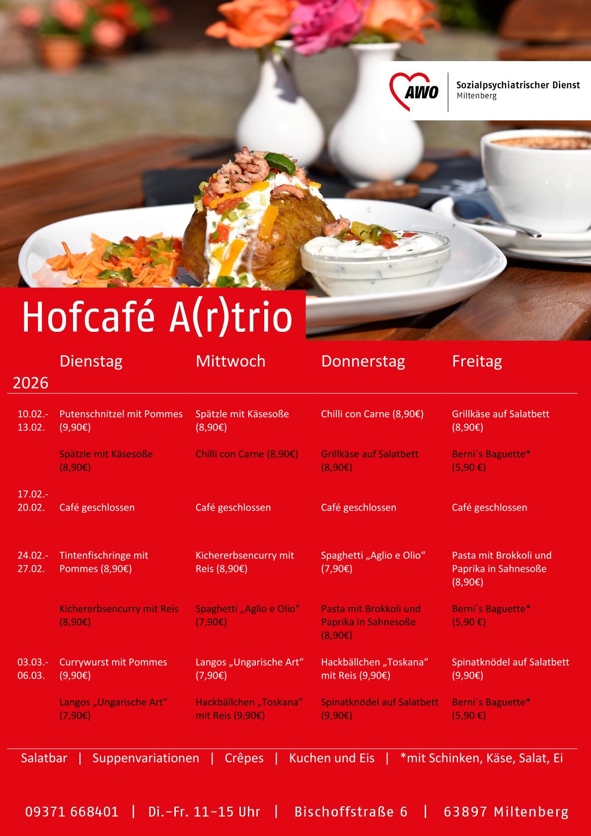 Speiseplan Februar-März 2026