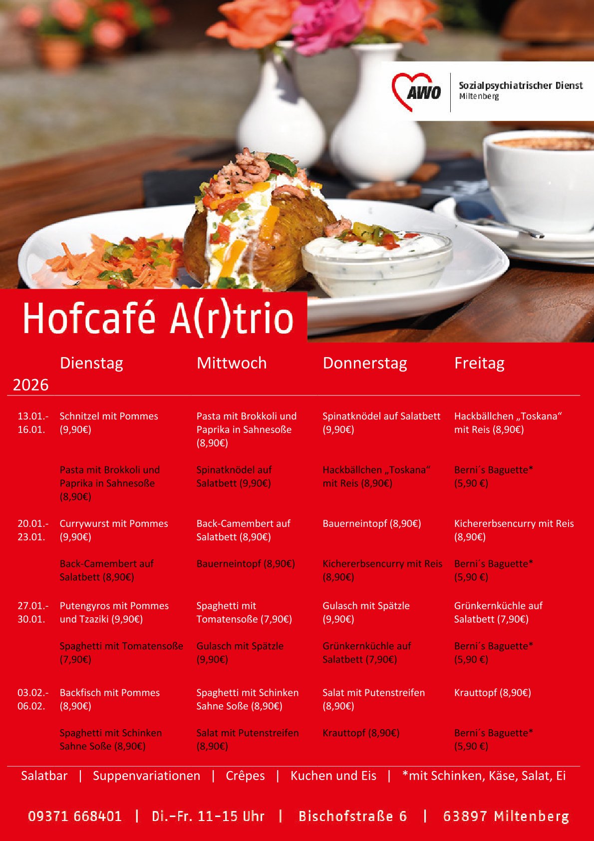 Speiseplan Januar-Dezember 2026